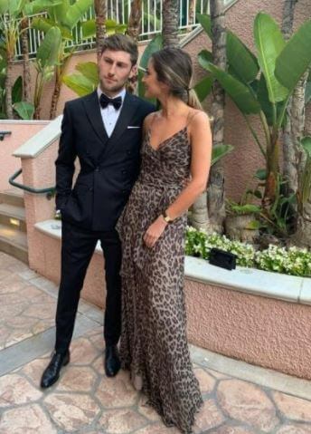 Kayleigh Elise Hughes ex-boyfriend Ben Davies with partner Emily at Beverly Hills.